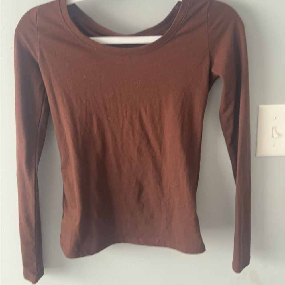 Brown long sleeve